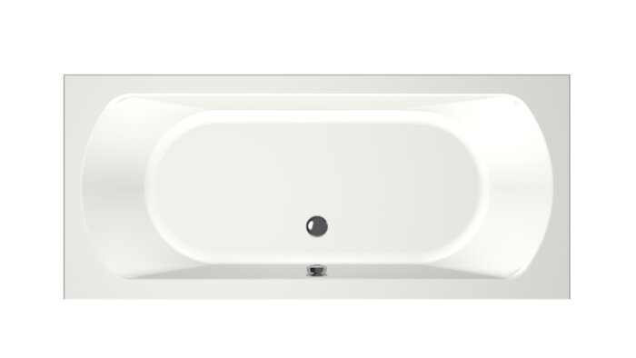 Xenz Lagoon bad 170x75cm Edelweisss
