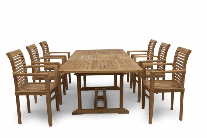Stacker - Teakhouten Tuinset - SC035 - ST006