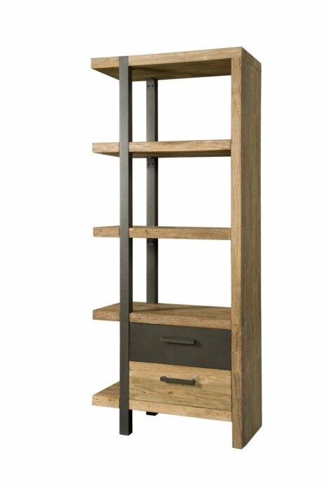 Lucca Boekenkast 77.5x40x190 | Links - TWR-FI0013L