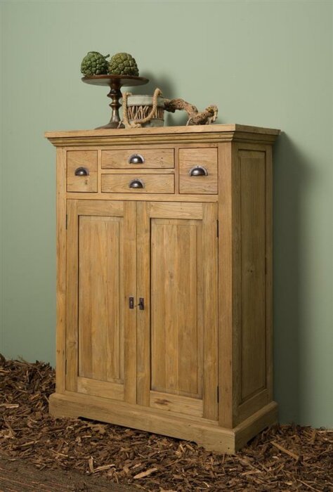 Bologna ladekast 100 cm | Rustiek teak