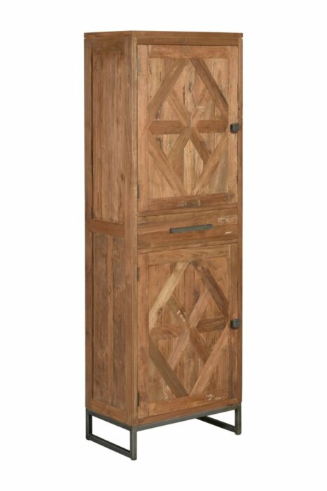 Mascio Cabinet 2 deurs - 1 lade |  65x40x195 - TWR-KL0222
