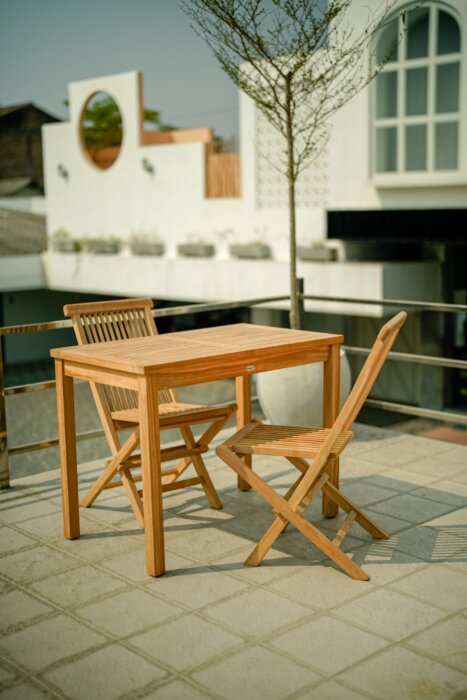Bistro Teak Tuintafel 120 x 60 x 77