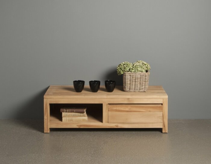Corona | Teak TV meubel | 120x50x37 - TWR-JN0225