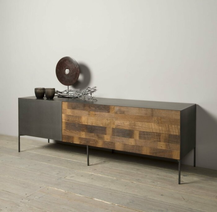 Pandora TV meubel 1 deur + klep | 166x45x55 - TWR-MX0013