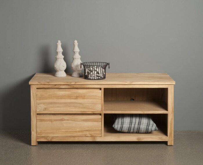 Corona | Teak TV meubel | 130x50x60 - TWR-RN0032