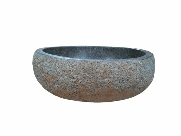 Natuurstenen Waskom Riviersteen 35 x 29 x 15 cm
