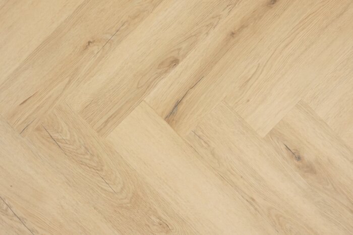 Bobeau Mantaro visgraat klik PVC 12,5x62,5cm - Pecan