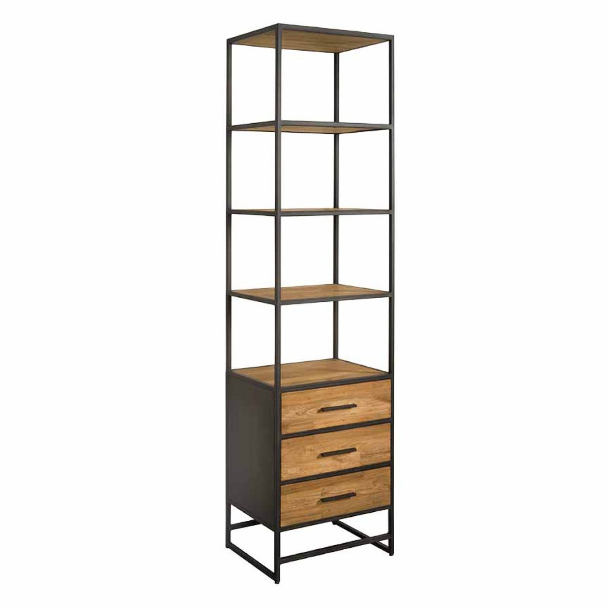 Felino - Bookcase 3 drws. 60x45x220 - TWR-FI0047 - Hover