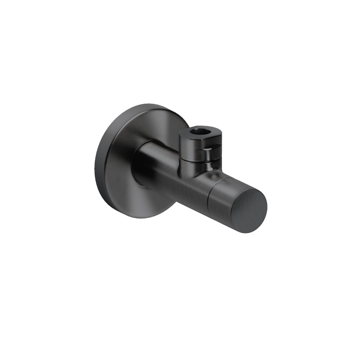 Clou - Hightech Marathon 2 Design Hoekstopkraan, Gunmetal Geborsteld Pvd - Hover