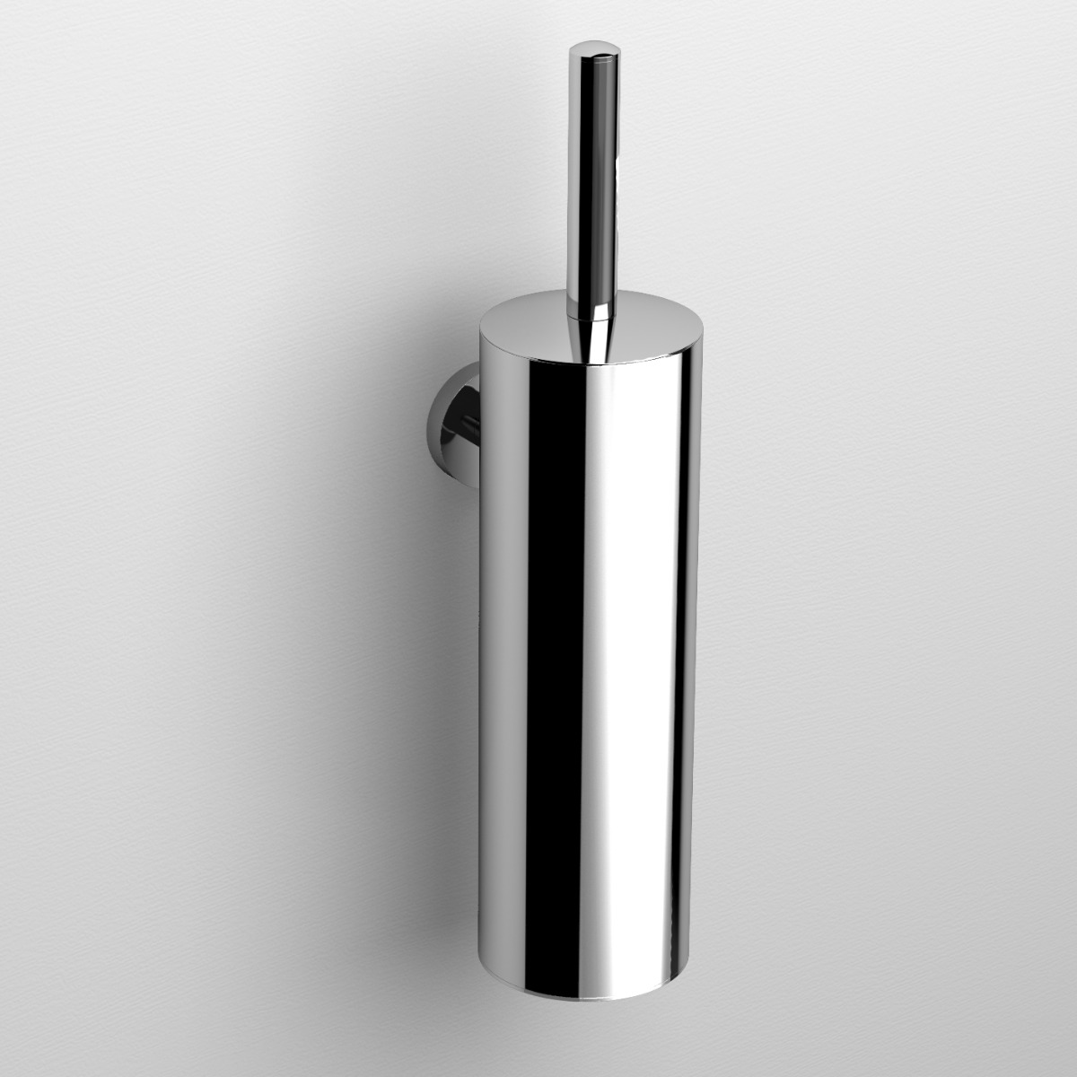Clou - Inbe Toiletborstelgarnituur, Wandmodel, Chroom - Hover