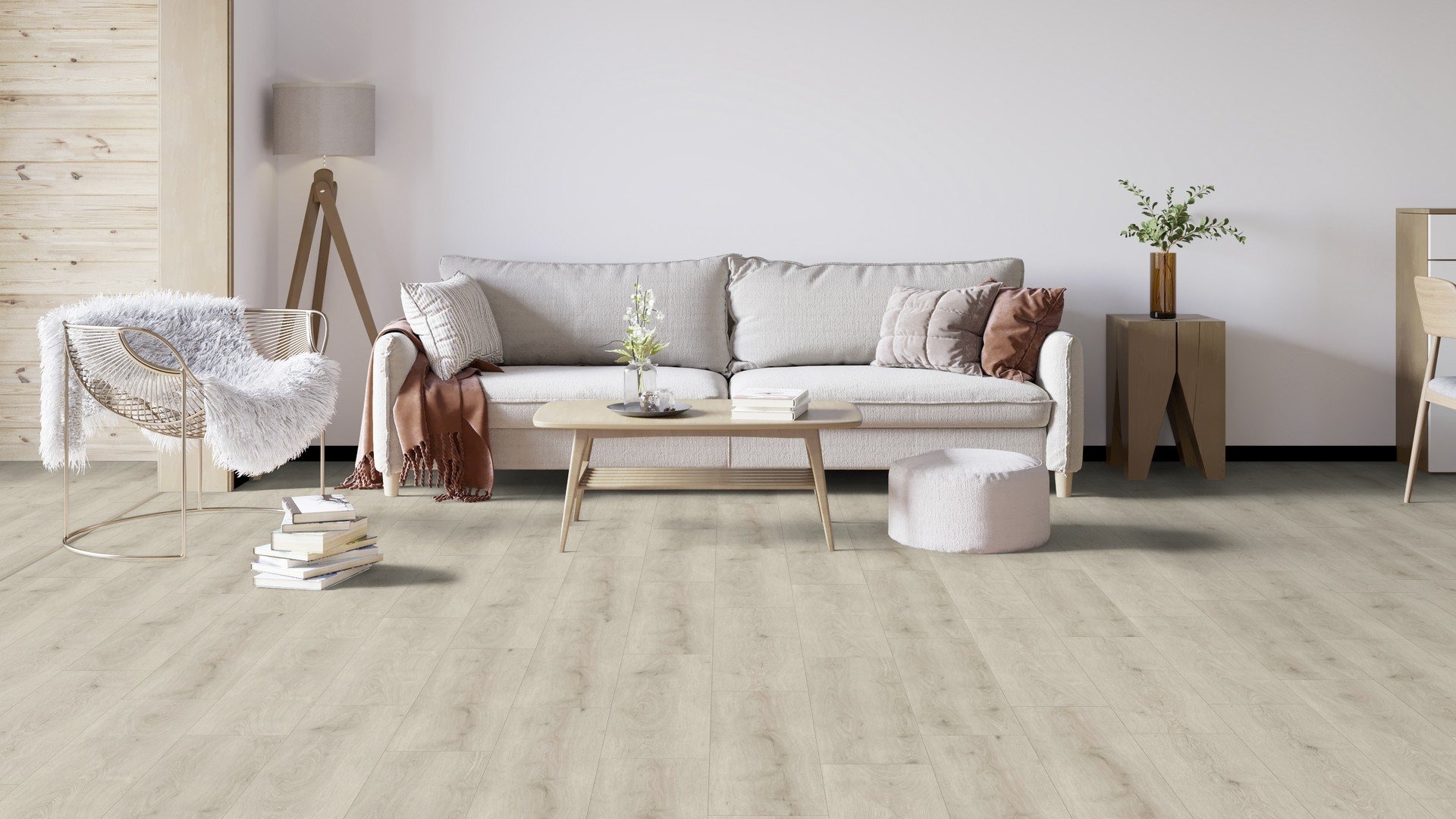 Bobeau Mantaro klik PVC 23x153cm - Fossil - view 3