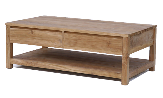 Corona | Teak Salontafel | 130x70x45 - TWR-JN0229 - Hover
