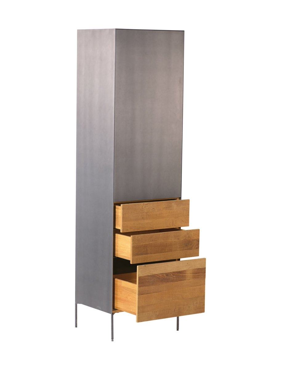 Pandora Cabinet 55 x 45 x 184 | 1 deur links + 3 laden - Image 3