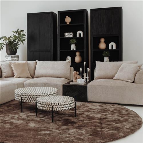 Tenna Boekenkast 80 cm van natuurlijk hout met meerdere planken in modern interieur - view 3