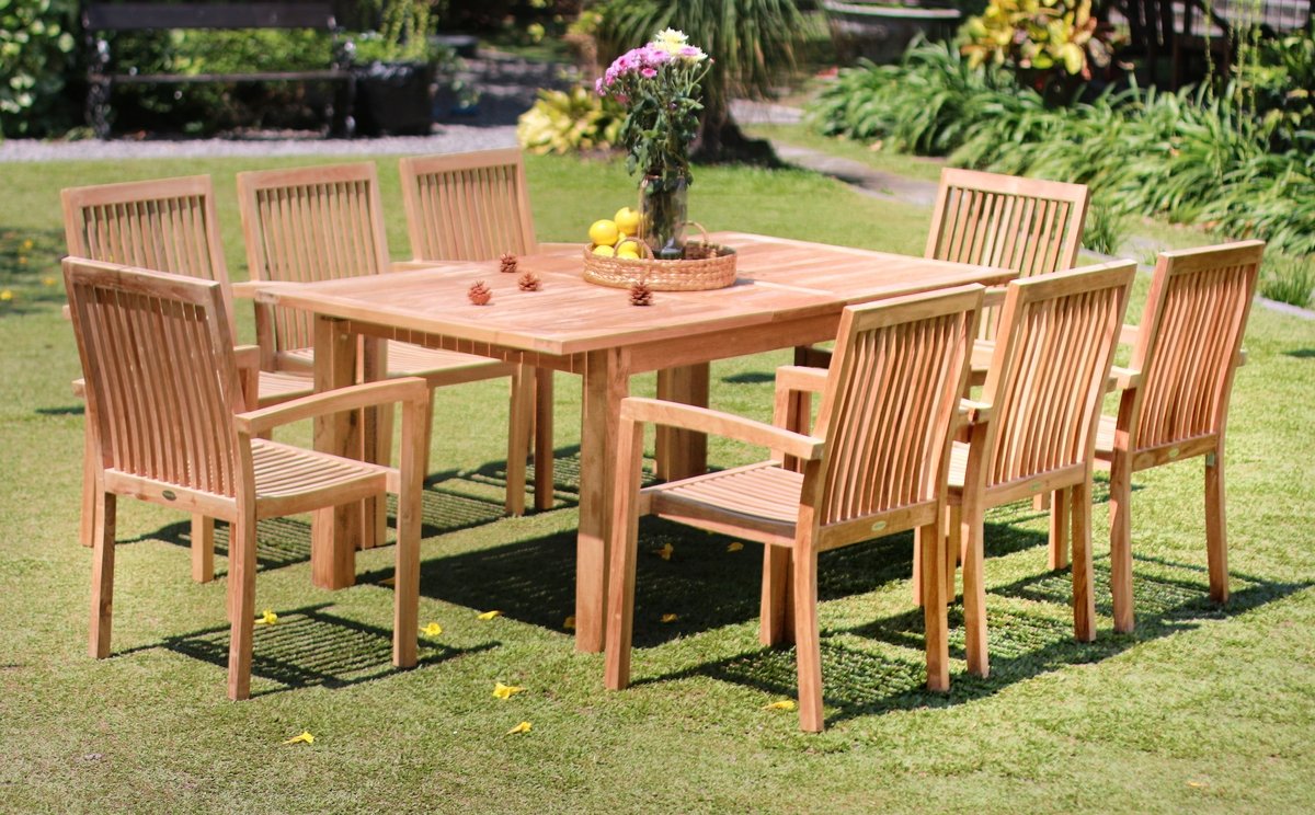 Teakhouten Tuinstoelen set van vier stuks - Hover