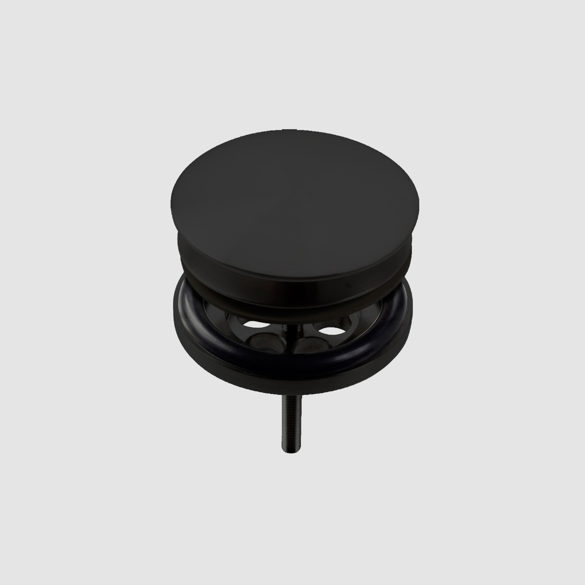 Clou - Wash Me/pollux Wastafel Afvoerplug Met Afdekkap, Mat Zwart - Hover
