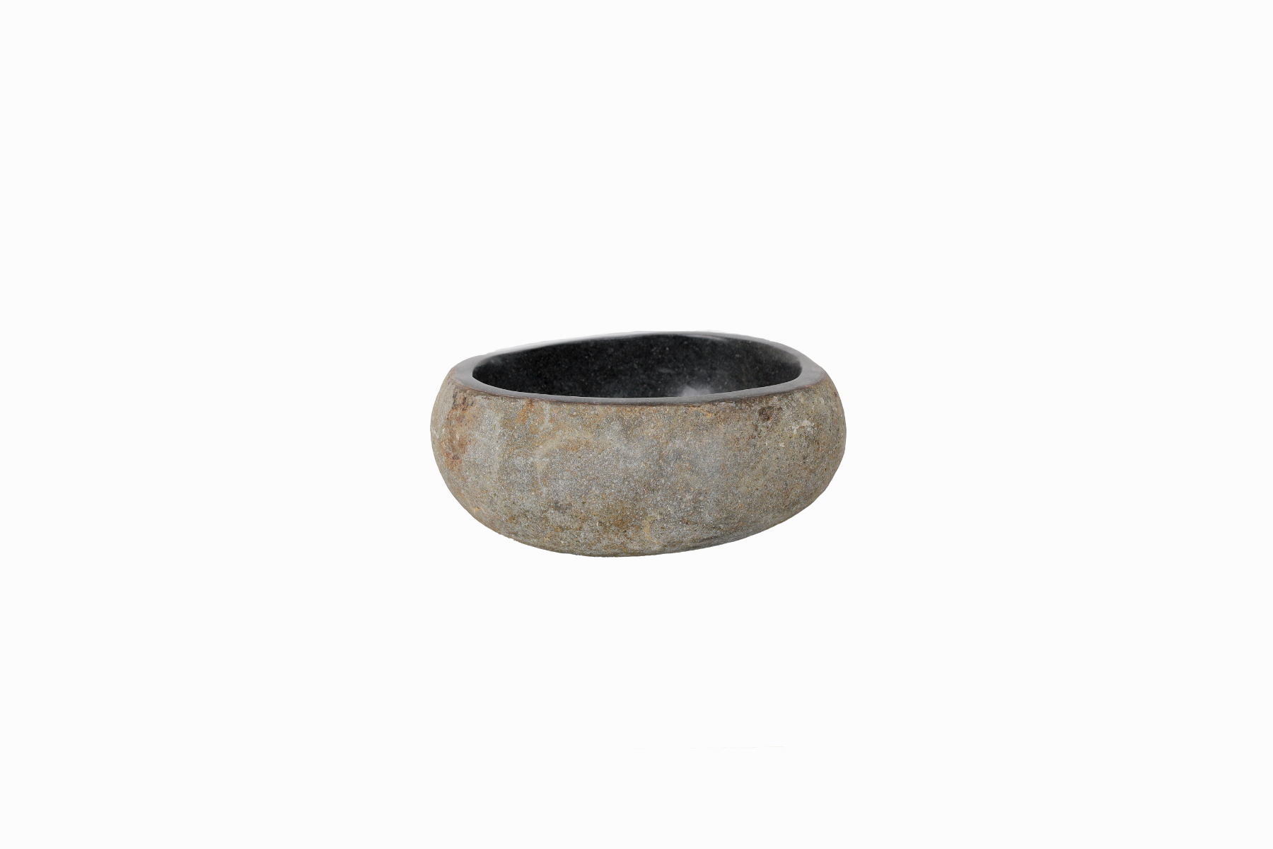 Natuurstenen waskommetje Teakea 26x24x12 cm - compact, natuurlijk en stijlvol toiletdesign. - Hover