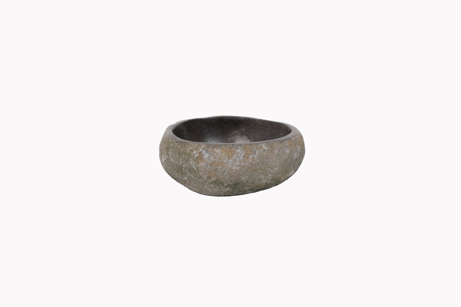 Natuurstenen waskom Teakea 35x31x15 cm - natuurlijk, stijlvol en functioneel badkamerdesign.
 - Hover