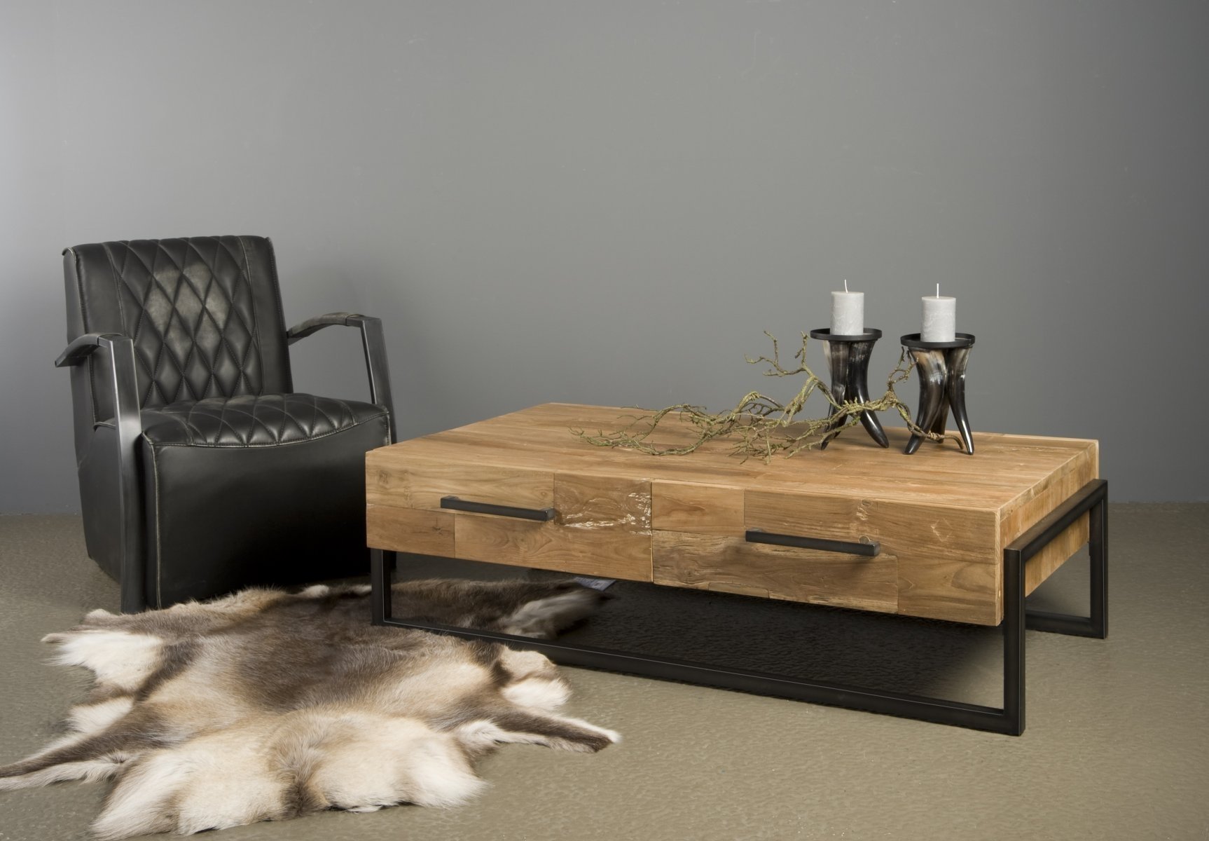 Potenza Salontafel 4 Laden | 141x75x40 - Hover