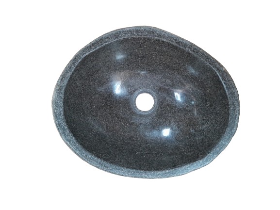 Natuurstenen Waskom Riviersteen 35 x 29 x 15 cm - Hover