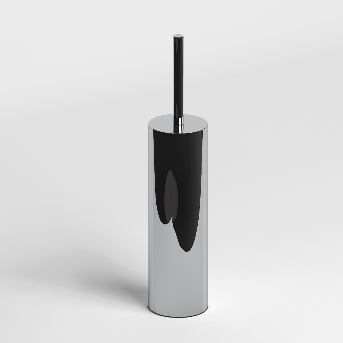 Clou - Sjokker Toiletborstelgarnituur, Staand Model, Chroom, Overdoos Van 6 Stuks - Hover