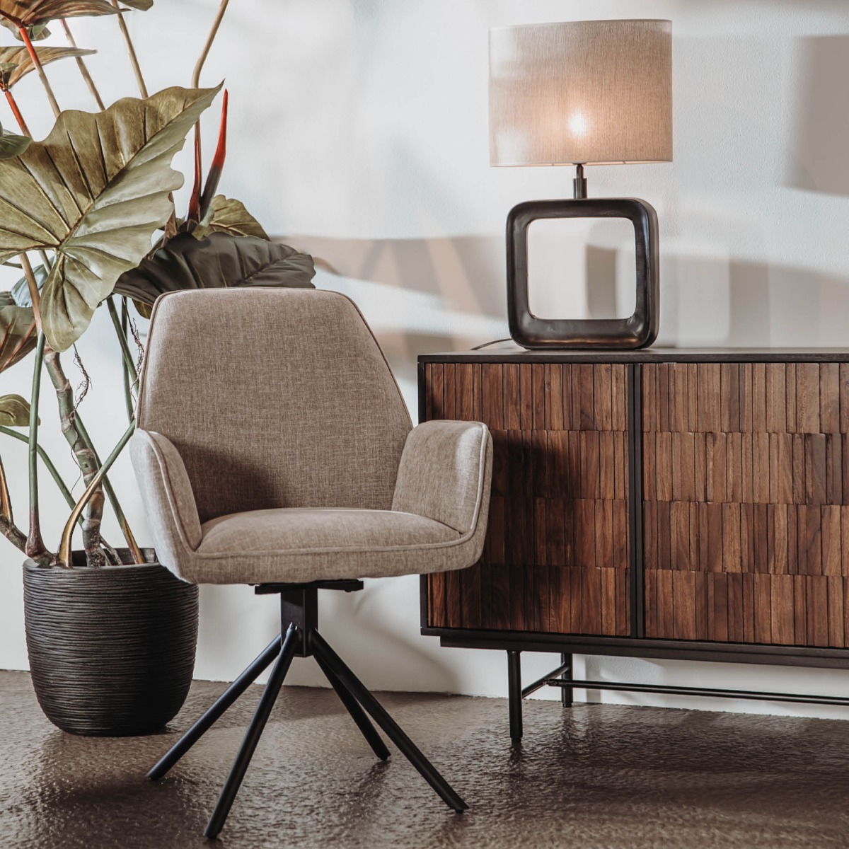 Dimaro Dressoir | 174 x 45 x 75 (H) CM Mango met Sheesham Hout - Hover