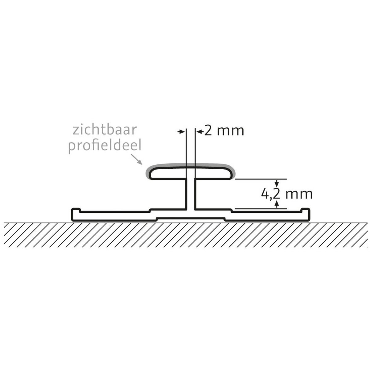 Schluter RenoDeco tegelprofiel chroom-look - 93000341 - Hover