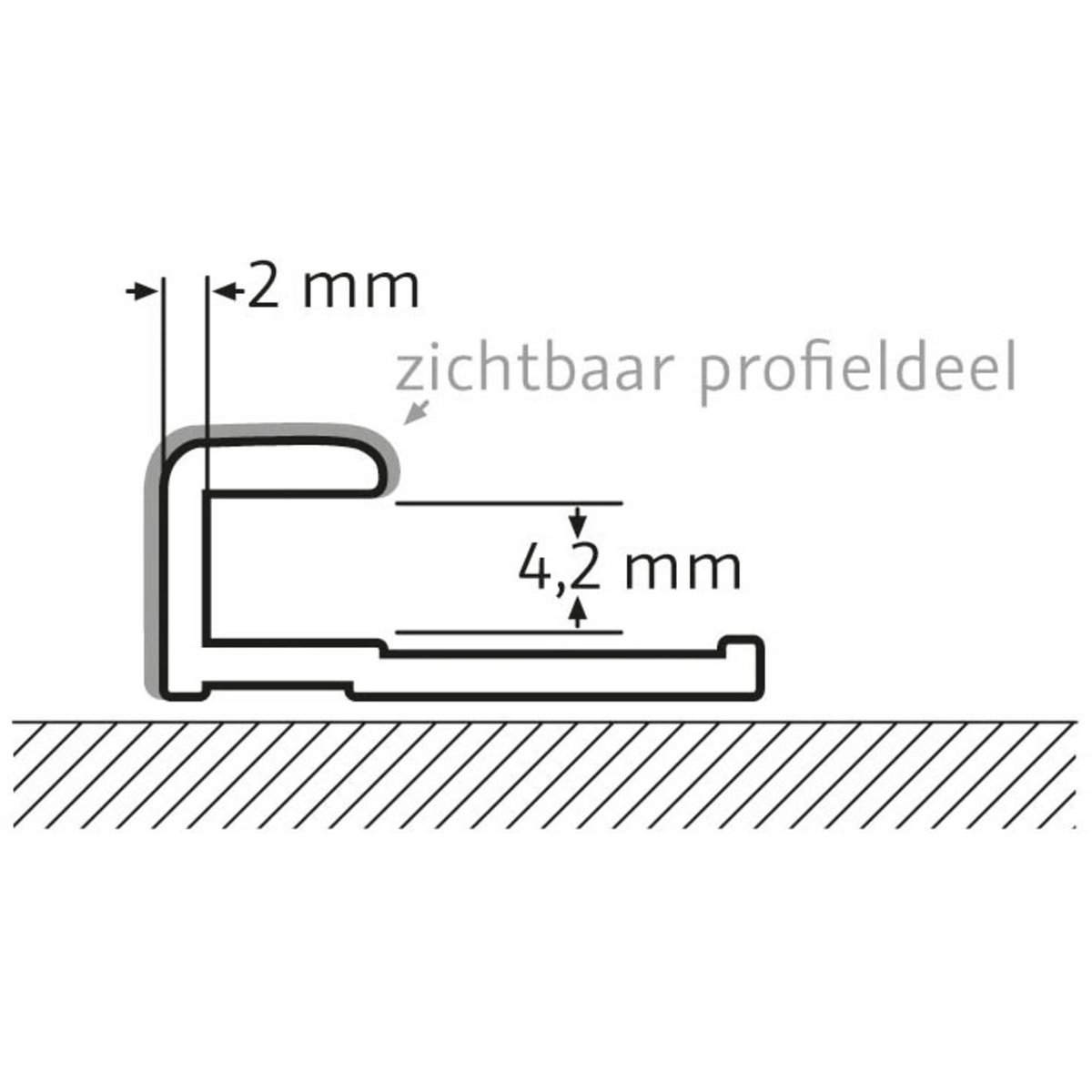 Schluter RenoDeco tegelprofiel zwart - 93000468 - Hover