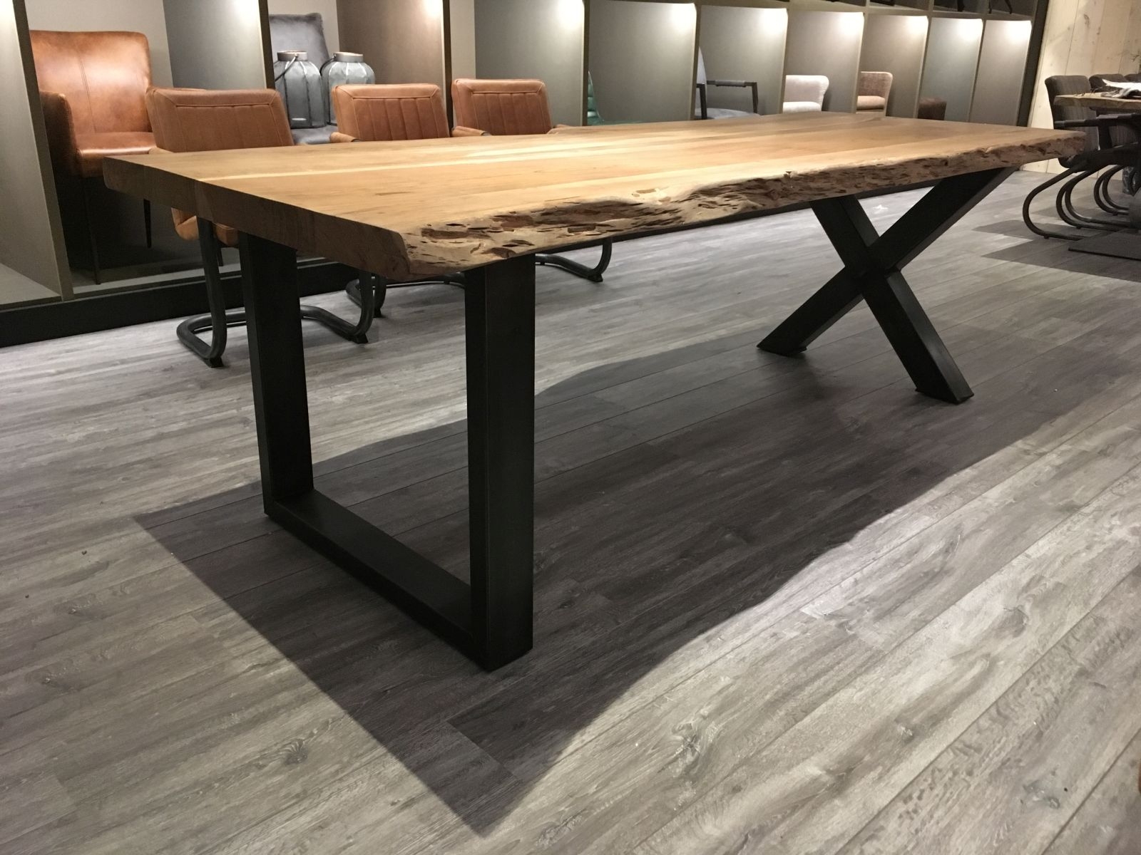 Urbania Boomstamtafel Acacia | 220 x 100 | 6 cm blad  - Hover