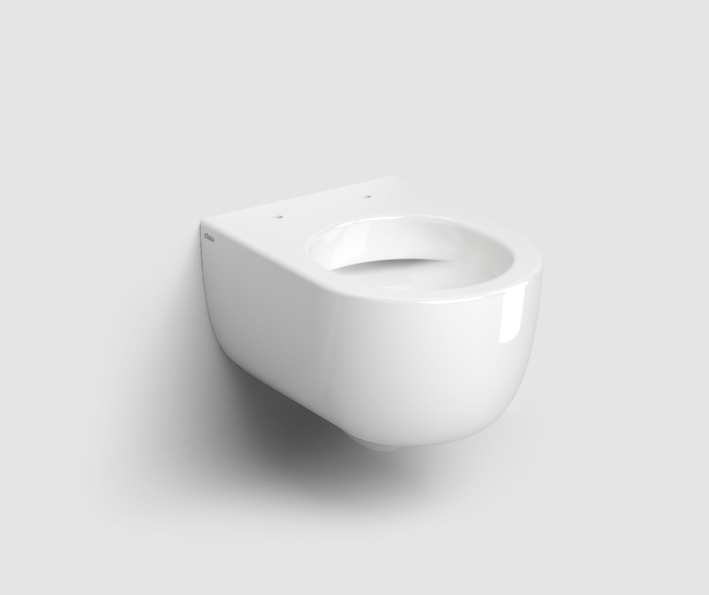 Clou - Hammock Wandtoilet, 49cm, Glanzend Wit Keramiek - Hover