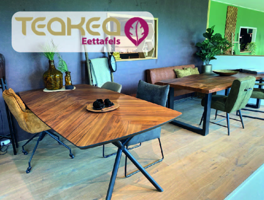 Welke eettafel van Teakea kies jij?